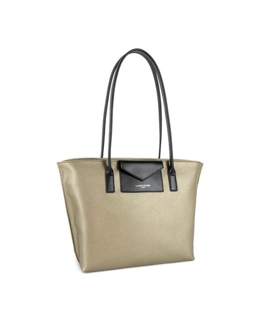 Lancaster Brown Zippée m maya schultertasche
