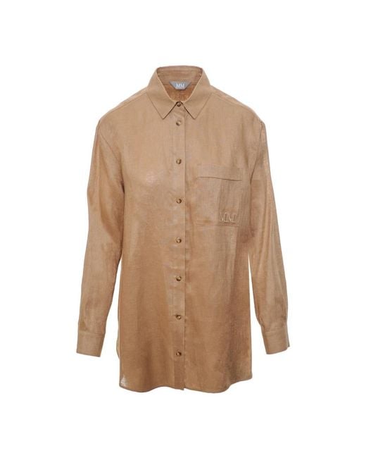 Max Mara Brown Shirts