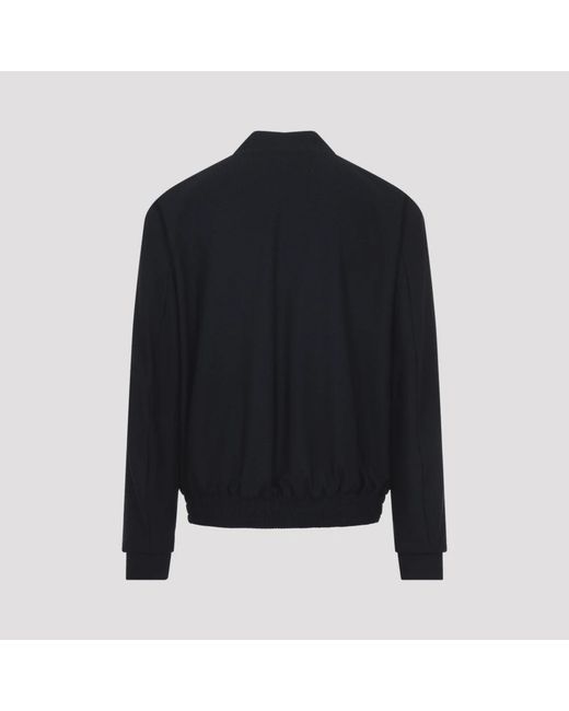Giorgio Armani Blue Bomber Jackets for men
