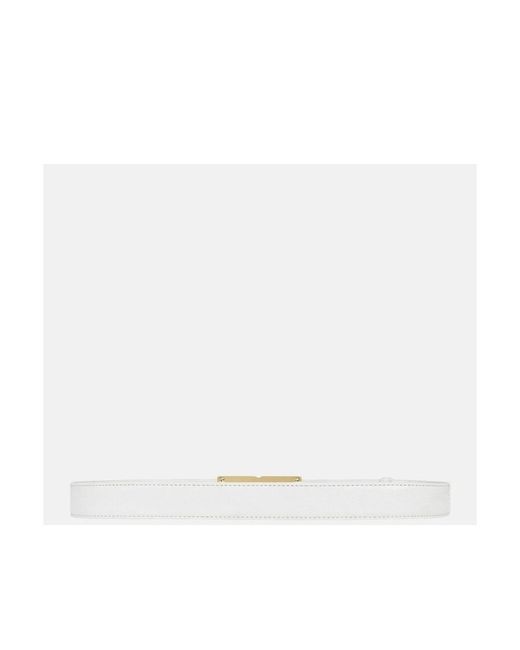Elisabetta Franchi White Belts