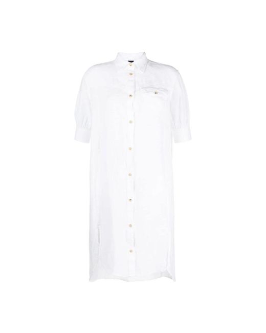 Fay White Shirt Dresses