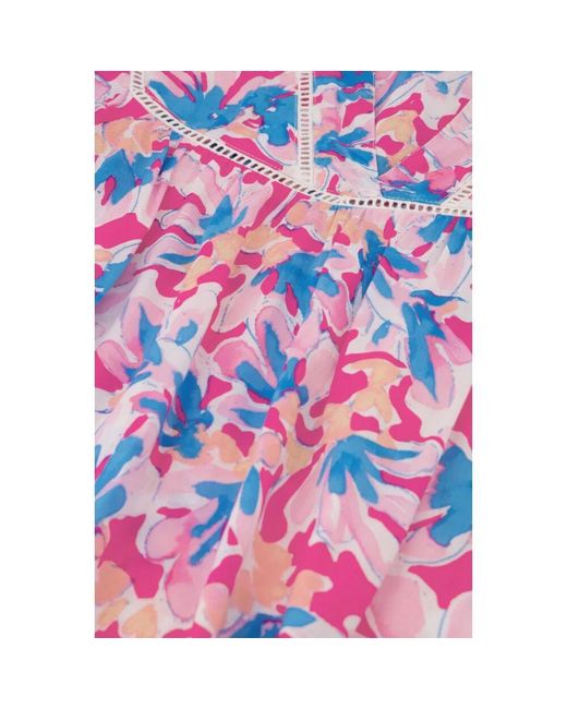 FABIENNE CHAPOT Multicolor Top mit schmetterlingsärmeln 'kristy' in grün