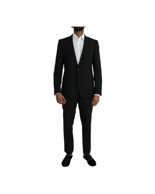 Dolce & Gabbana Black Classic Suit for men