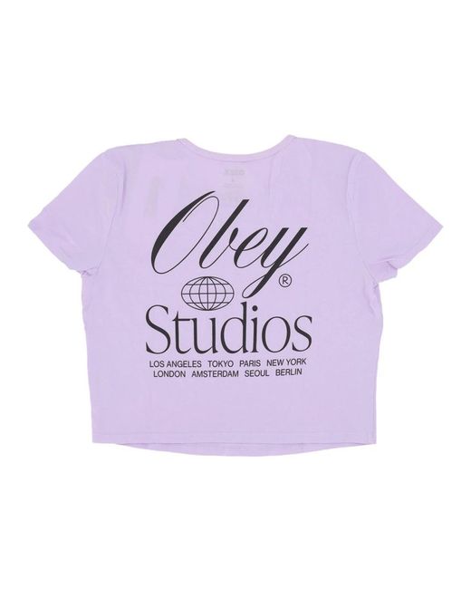 Obey Purple T-Shirts
