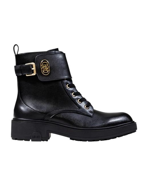 Lace-Up Boots di Liu Jo in Black