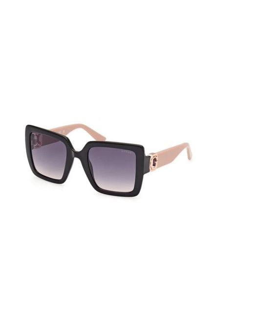 Guess Brown Eckige Sonnenbrille