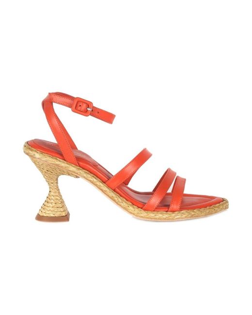 Paloma Barceló Red High Heel Sandals
