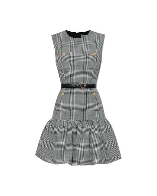 Self-Portrait Short Dresses in het Gray