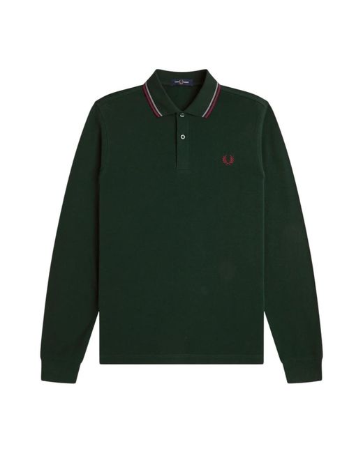 Fred Perry Green Polo Shirts for men