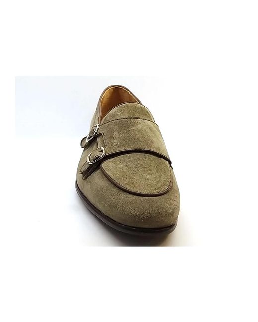 BERWICK  1707 Green Loafers for men