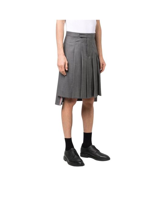 Thom Browne Black Midi Skirts for men