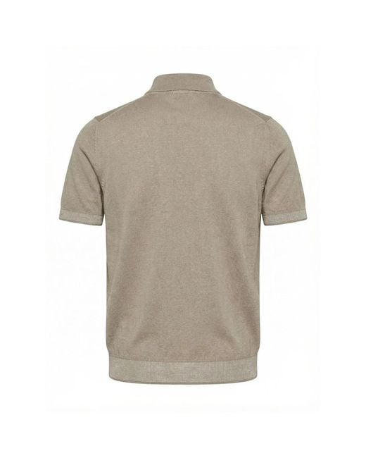 Peserico Natural Polo Shirts for men