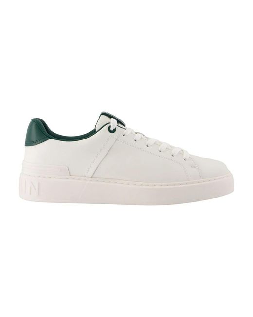 Balmain B Court Sneakers in White für Herren