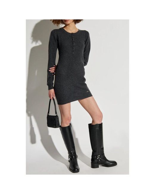 DSquared² Black Wollkleid