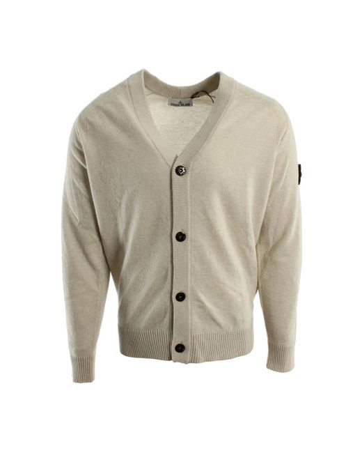 Cardigans Stone Island de hombre de color Gray