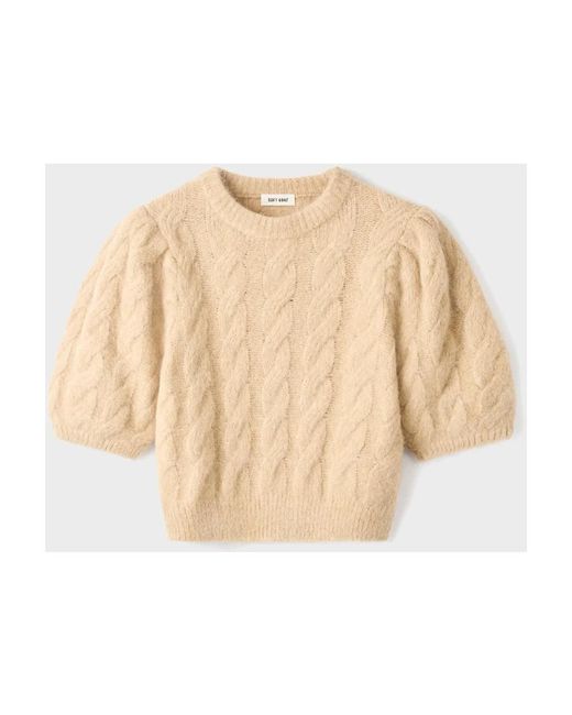 Soft Goat Gebreide Blouse in het Natural