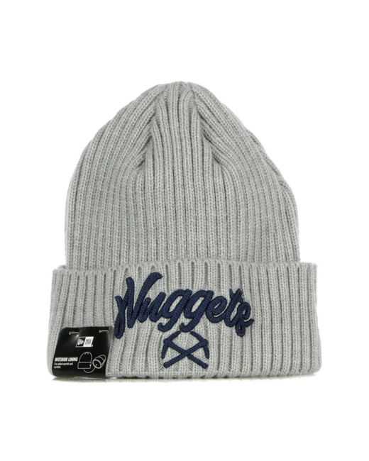 KTZ Accessoires ,Grijs ,Nba 20 Draft Knit Heather Beanie in het Gray voor heren