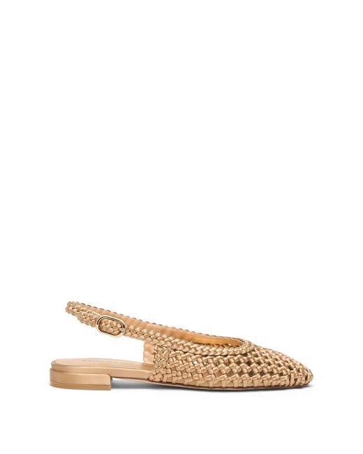 Stuart Weitzman Natural Ballerina Shoes