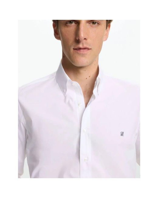Carolina Herrera White Formal Shirts for men