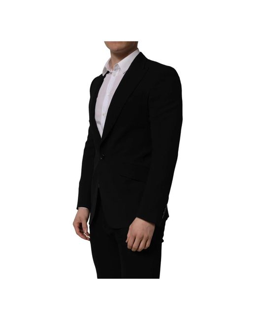 Dolce & Gabbana Black Blazers for men