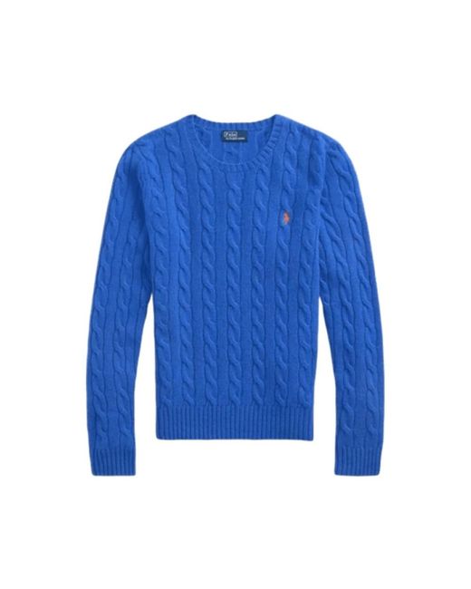 Ralph Lauren Blue Round-Neck Knitwear