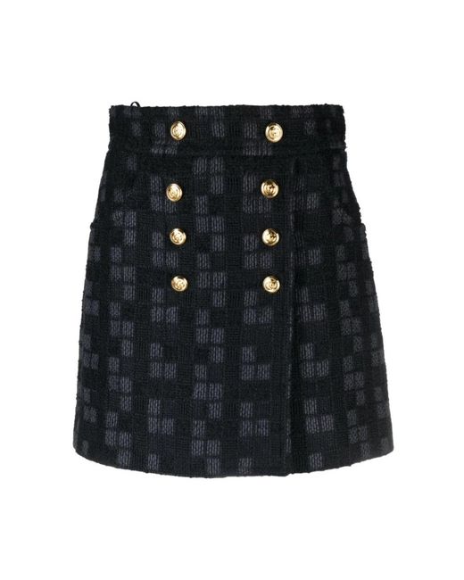 Gucci Tweed Minirok in het Black