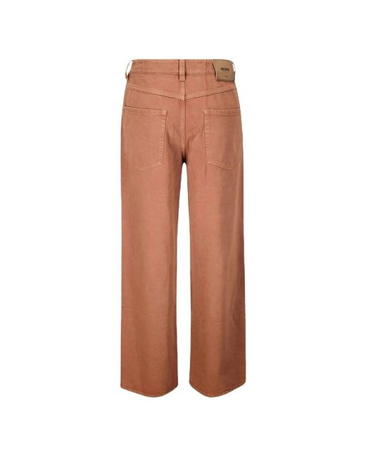 Uma Wang Brown Straight Trousers