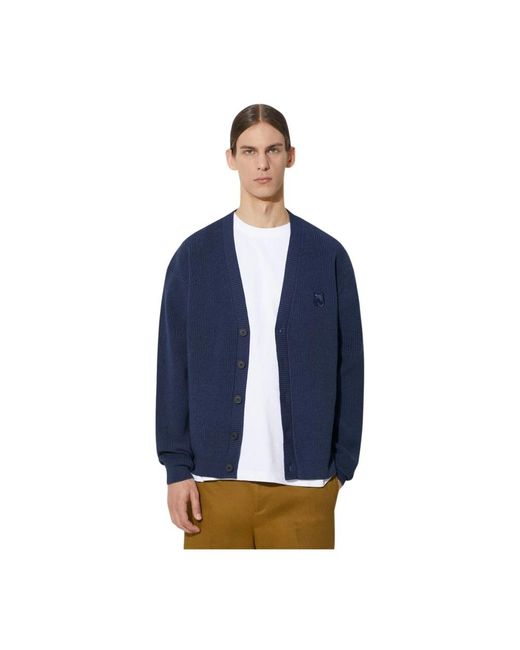 Maison Kitsuné Cardigans in het Blue voor heren