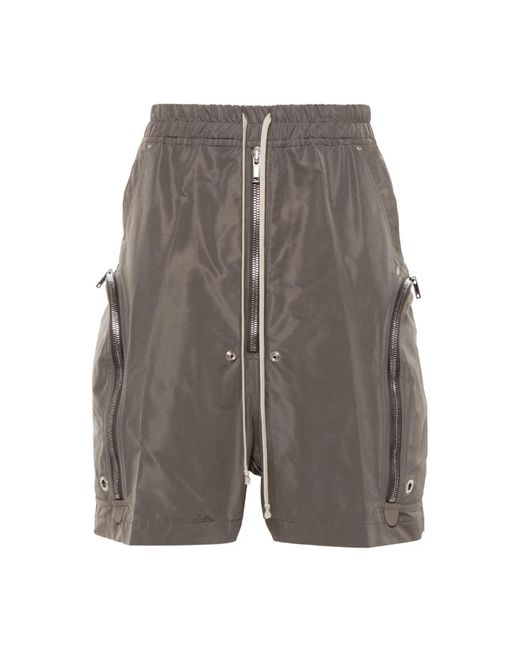 Rick Owens Gray Casual Shorts for men