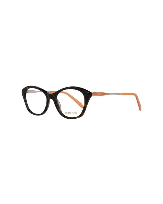 Emilio Pucci Brown Glasses