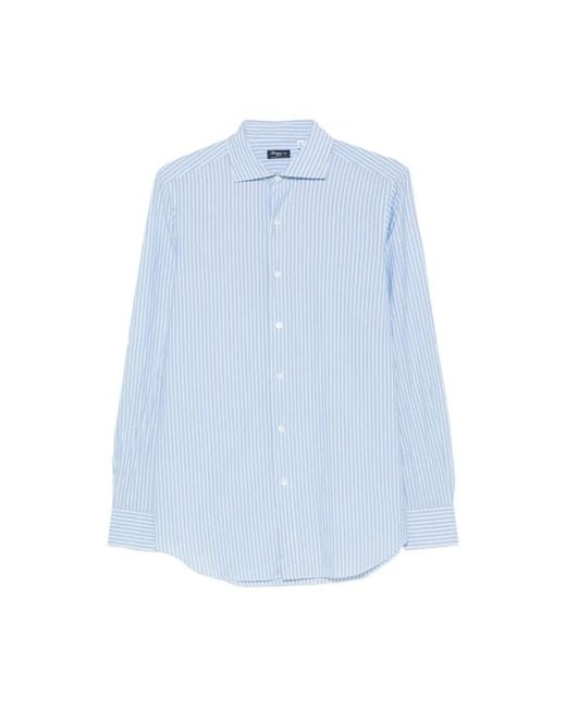 Finamore 1925 Blue Casual Shirts for men