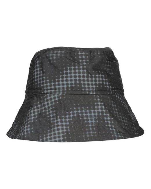 Dries Van Noten Pixelated Leopard Bucket Hat in het Gray voor heren
