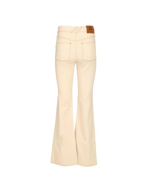 Burberry Natural Flared Jeans