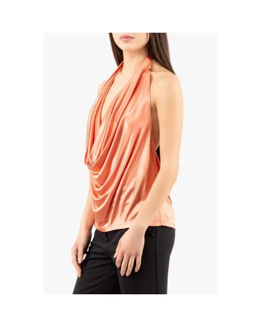 Elisabetta Franchi Orange Blouses