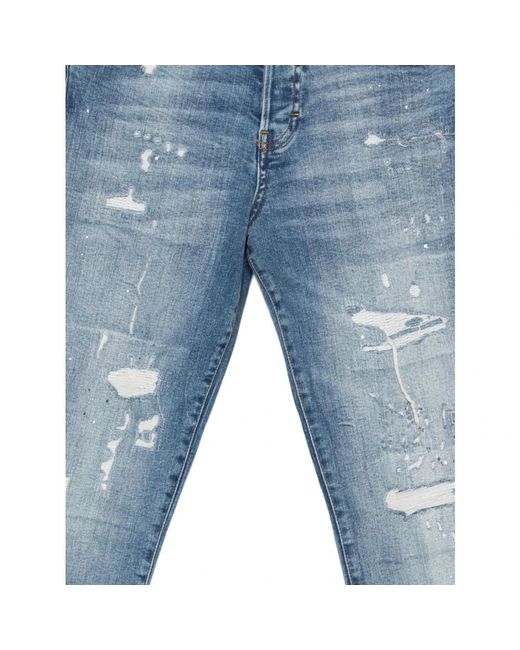 John Richmond Blue Slim-Fit Jeans for men