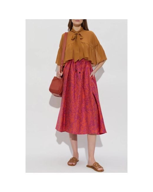 Max Mara Brown Blouses