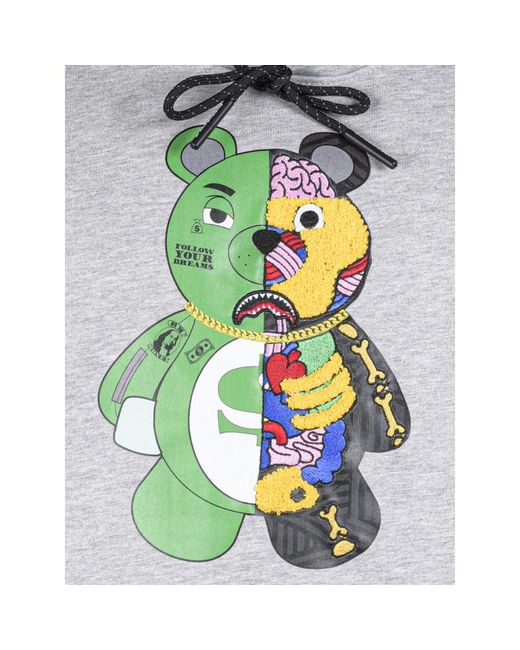 Sprayground Gray Hoodies for men