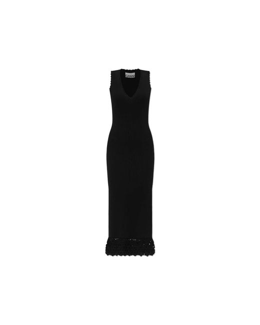 Ganni Black Maxi Dresses