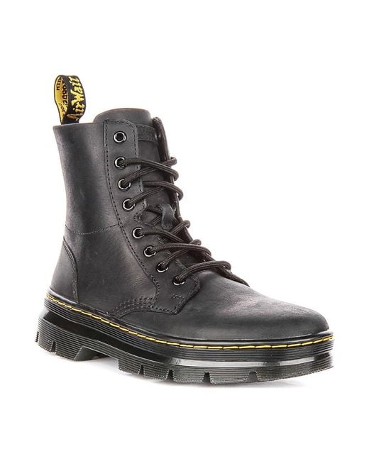 Dr. Martens Black Lace-Up Boots