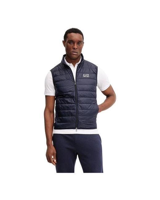 EA7 Core Identity Down Light Vest in het Blue voor heren