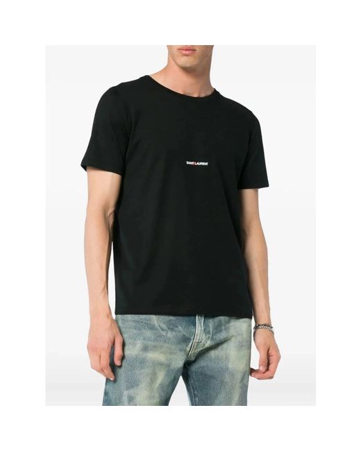 Saint Laurent Black T-Shirts for men
