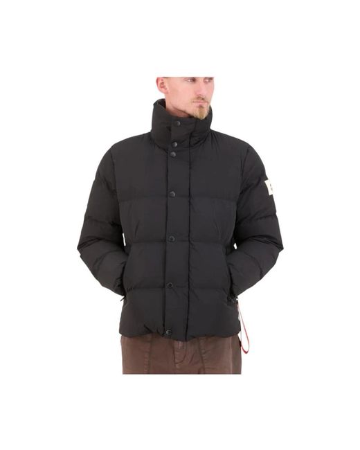 Down Jackets AFTER LABEL de hombre de color Black