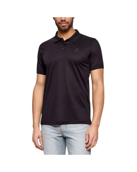 Karl Lagerfeld Black Polo Shirts for men