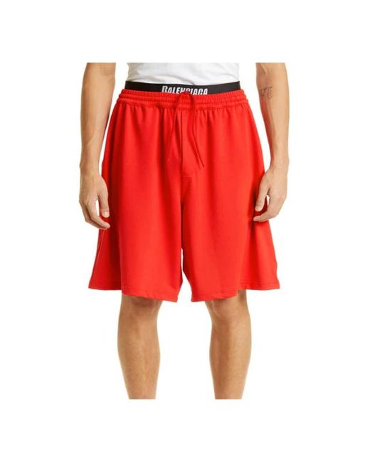 Balenciaga Red Beachwear for men