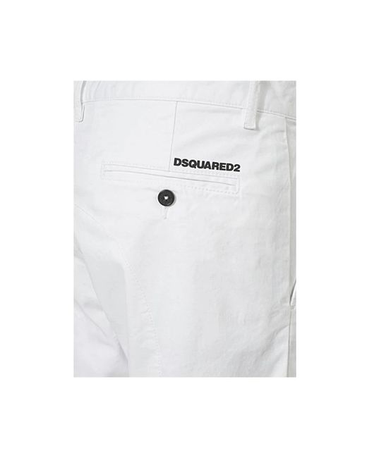 DSquared² White Chinos for men