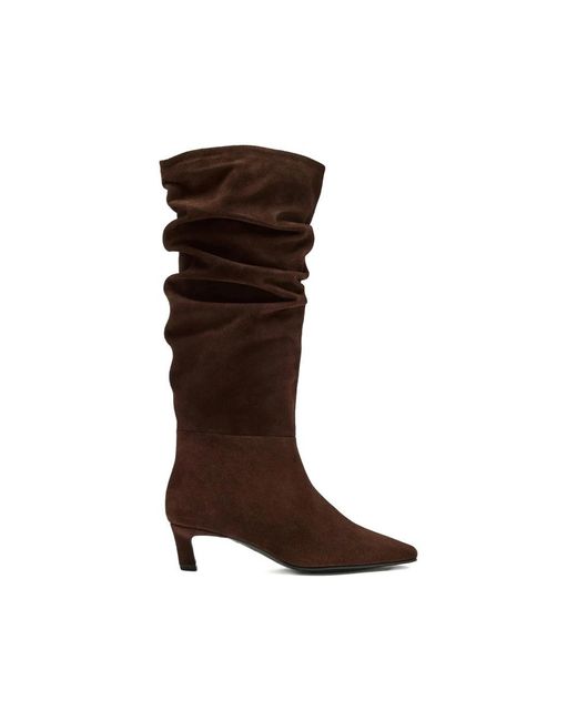 Alohas Brown Heeled Boots