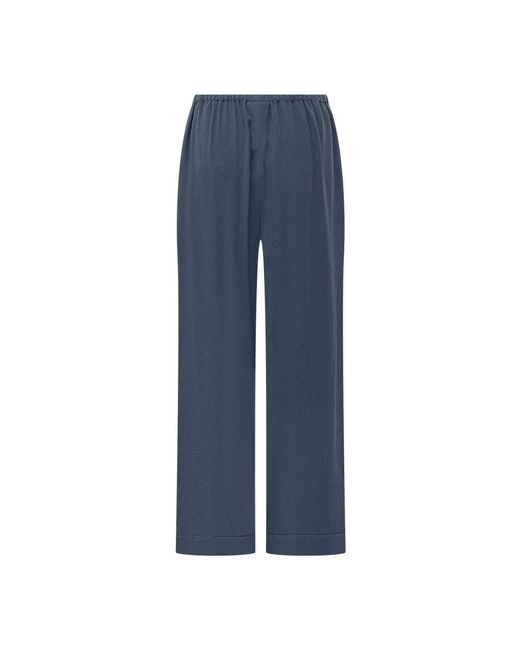 Emporio Armani Blue Wide Trousers