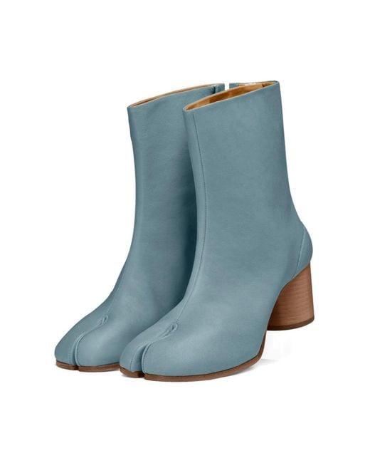 Maison Margiela Blue Heeled Boots