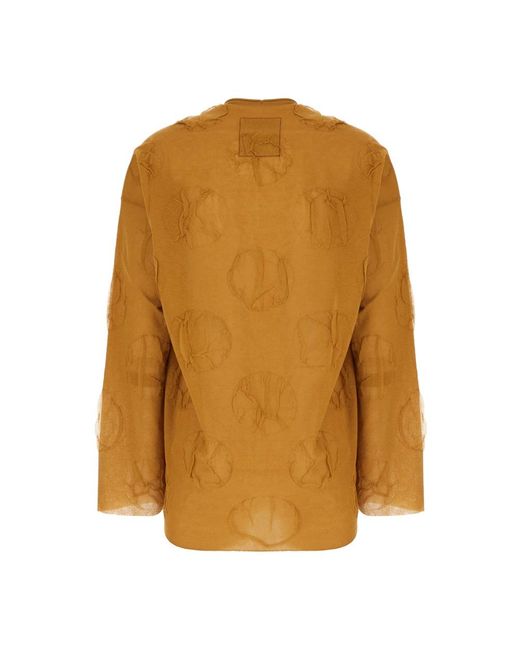 Blouses Uma Wang de color Yellow