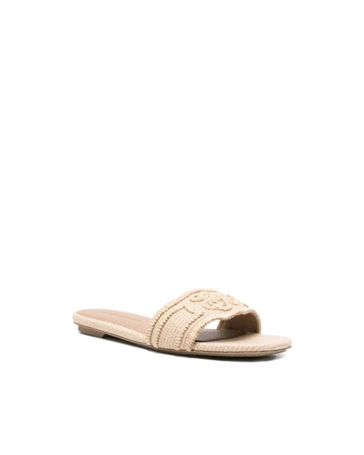 Emporio Armani Natural Sliders